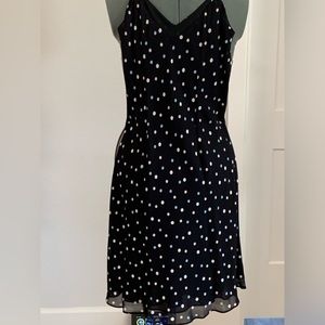 Lily Two Piece Black Polka Dot Cocktail Dress w Jacket   Size S